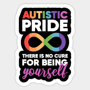 Autistic Pride Day Autism Neurodiversity Infinity Sticker